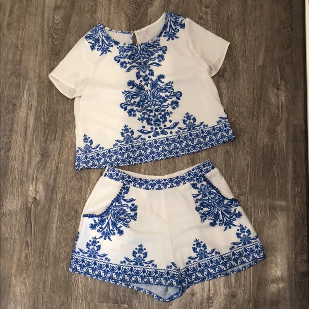 Two Piece Set - Romper